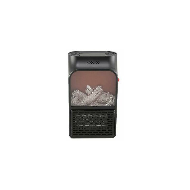 Tigrezy - Mini radiateur électrique soufflant 900 w télécommande murale enfichable portable Uk