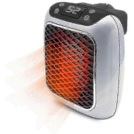 Mini radiateur soufflant, prise chauffante, radiateur soufflant, 800 W, télécommande, prise australienne - Ja 1147