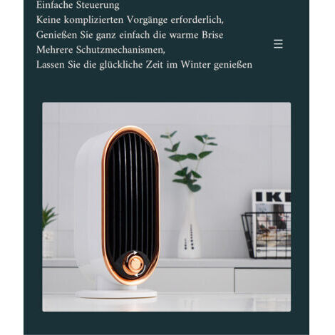 Mini radiateur vertical pour petits bureaux