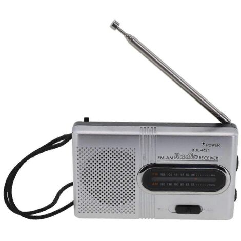 Mini radio AM/FM portable à piles, radio de poche AM/FM