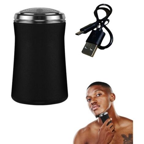 Mini rasoir électrique lavable, rasoir électrique de poche portable pour hommes, tondeuse à barbe, rasoir rechargeable pour homm