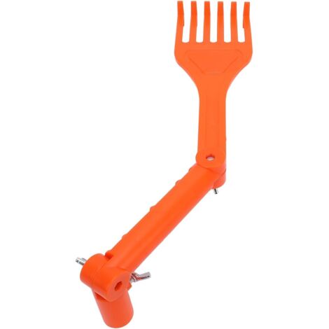 Mini râteau de nettoyage de gouttières, outil de nettoyage multifonctionnel 3,0 x 15,5 x 0,9 pouces, pour enlever les feuilles et