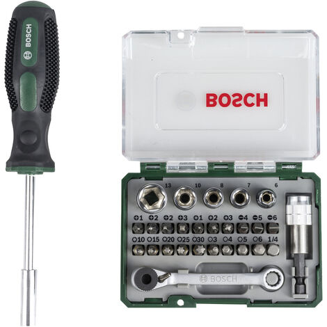 Mini-Ratschenschraubendreher-Set 27-teilig  BOSCH 2607017331