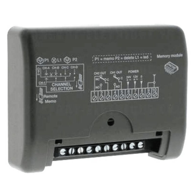 

Mini receptor de 2 canales de 433 MHz – RQM449200 - Cardin
