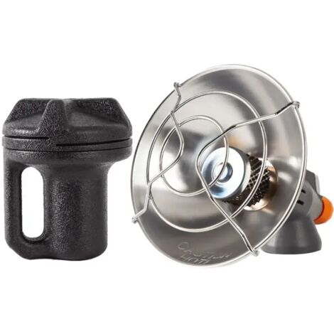 Mini réchaud portable à gaz kérosène pour la pêche, le camping et les activités de plein air. Réchaud à gaz butane en acier inoxydable résistant au vent avec boîte de rangement. Réchauds de cuisine po