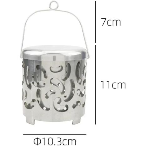 Mini réchaud portable à gaz kérosène pour la pêche, le camping et les activités de plein air. Réchaud à gaz butane en acier inoxydable résistant au vent avec boîte de rangement. Réchauds de cuisine po