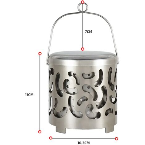 Mini réchaud portable à gaz kérosène pour la pêche, le camping et les activités de plein air. Réchaud à gaz butane en acier inoxydable résistant au vent avec boîte de rangement. Réchauds de cuisine po