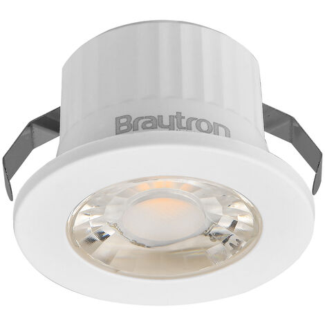 Mini redondo blanco LED blanco 3W 6500K IP54 - Blanc