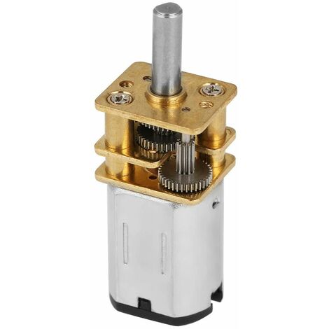 Mini-réducteur de vitesse DC moteur avec boîte de vitesses entièrement en métal pour la voiture RC Robot Modèle DIY Moteur Jouet N20 DC6V 200RPM