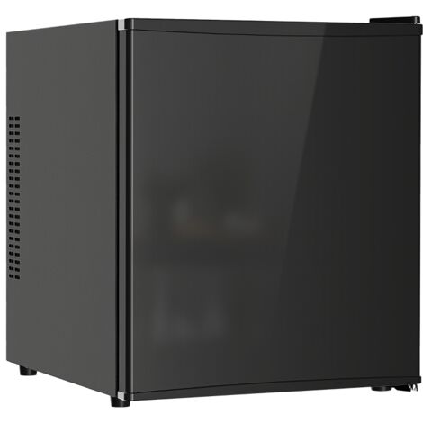 Mini Réfrigérateur 44L - Petit Frigo pour 46 Canettes - Thermostat Réglable - 43 x 51 x 51,3 cm - Noir