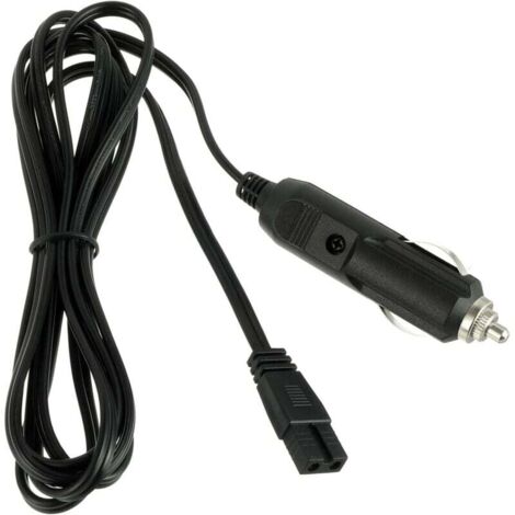Mini Réfrigérateur pour Voiture 12V 10A DC Cordon d'alimentation pour Mobicool CoolBox, 2m Câble pour Prise Cigare