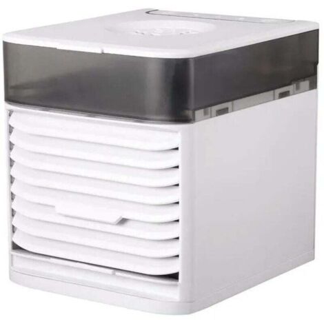 Mini refroidisseur d'air USB Appareil de refroidissement de bureau tout-en-un portable silencieux et blanc de 20 cm³ pour humidification et refroidissement