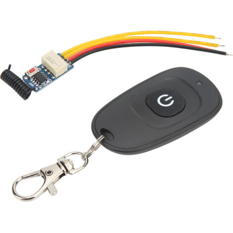Mini-Relais-Fernbedienung (433,92 MHz) mit Zeitverzögerung, 3,5–12 V DC Sender/Empfänger