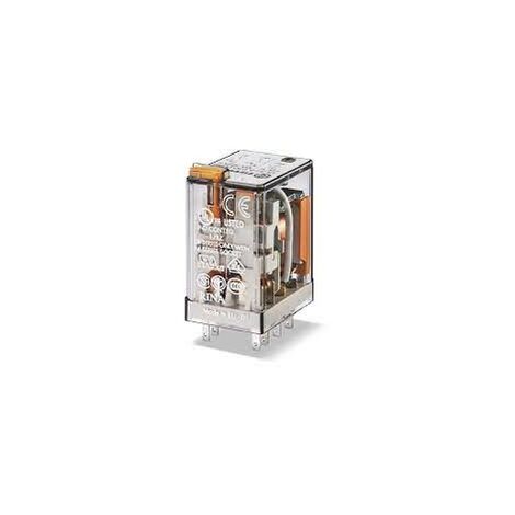 Mini Relè innesto 2 contatti 10A 110V AC
