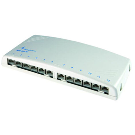 Mini répartiteur MPD12-HS K Cat.6A (IEC), gris clair