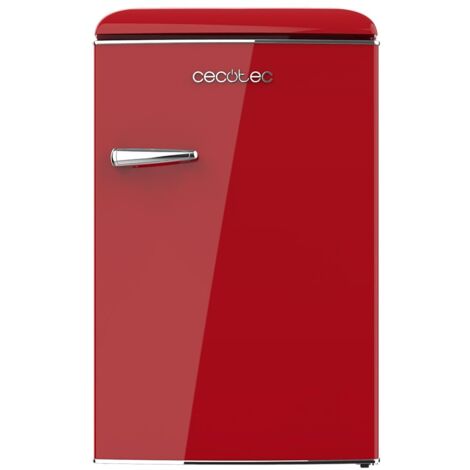 Mini-Retro-Kühlschrank TT Origin Red mit 110L Fassungsvermögen, Klasse E, ICEBOX, Innenbeleuchtung.