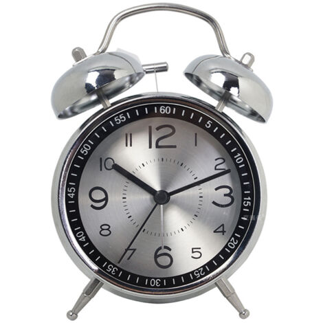 mini réveil en fer-Argent - Réveil pour chambre d'enfant