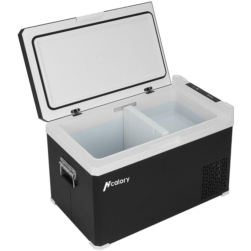Drillpro - Mini Réfrigérateur portable frigo camping tranquille electroménager 12-24V 30L -20 à 20 degré L.59.4 x l.34.9 x H.37.1cm