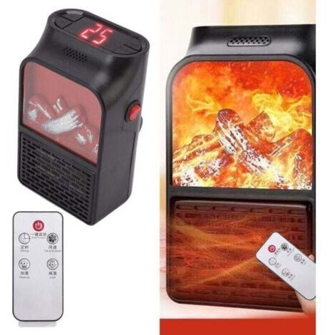 Mini riscaldatore a fiamma in ceramica PTC da 1000 W, riscaldamento rapido, silenzioso, portatile, con involucro ignifugo satinato, per uso domestico, spina UE, 220 V