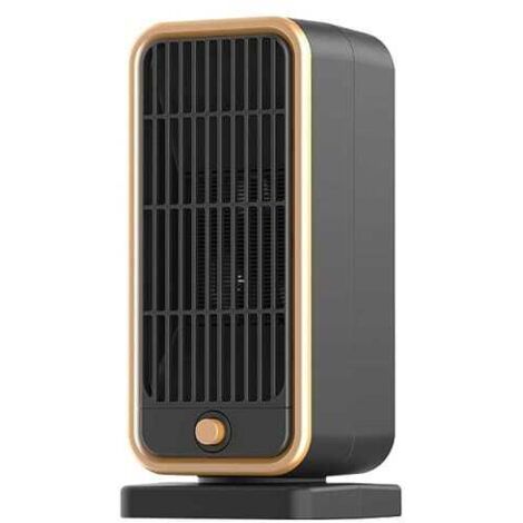 Mini riscaldatore in ceramica PTC 500W nero