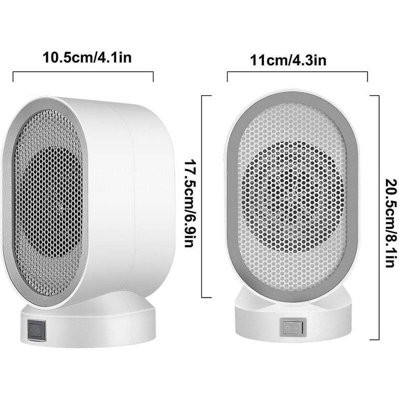 Mini riscaldatori elettrici portatili Riscaldamento del radiatore del ventilatore del ventilatore dell'aria dello spazio