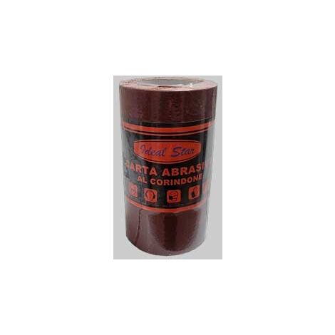 Mini rotolo carta abrasiva ideal star grana 100 - rotolo mm 115x5mt
