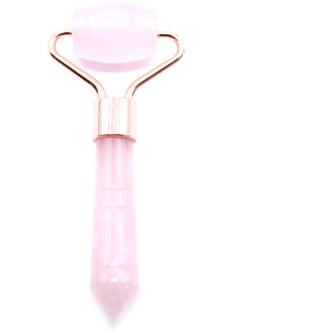 Mini rouleau de pierres précieuses - Quartz rose- Vendu par 1