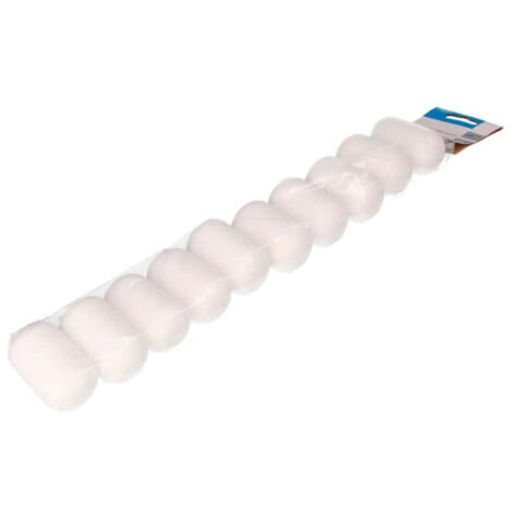 Mini rouleau en mousse de remplacement 50 mm 10 unités. Convient à tous les types de peintures à l'eau, vernis et synthétiques.