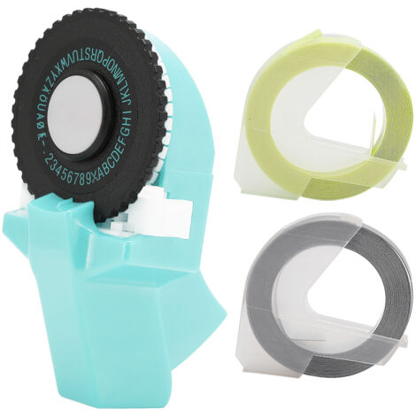 Mini Ruban Adhésif 3D Décoratif 9mm pour Scrapbooking - Couleur Bleu Clair ABS