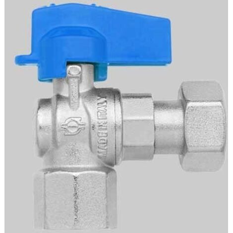 MINI RUBINETTO A SFERA SQUADRA FF - 1/2-1/2 dado girevole