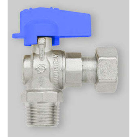 MINI RUBINETTO A SFERA SQUADRA MF - 1/2-1/2 dado girevole