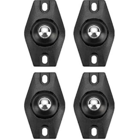Mini ruedas giratorias autoadhesivas para muebles – Paquete de 20 ruedas versátiles de plástico resistente, Ø 25 mm