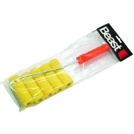 Mini rullo + 5 rulli spugna 100mm  Beast - BST662321