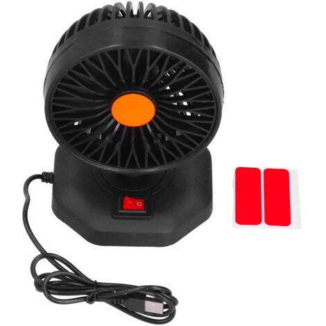 Mini-Rundventilator mit USB-Anschluss, 360° drehbar und einstellbarer Kühlung