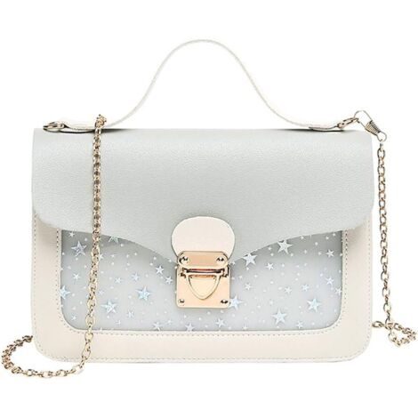 Mini sac à main chaîne petit sac carré (gris),