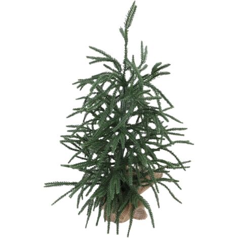 Mini Sapin de Noël Artificiel, Arbre de Table en Pet
