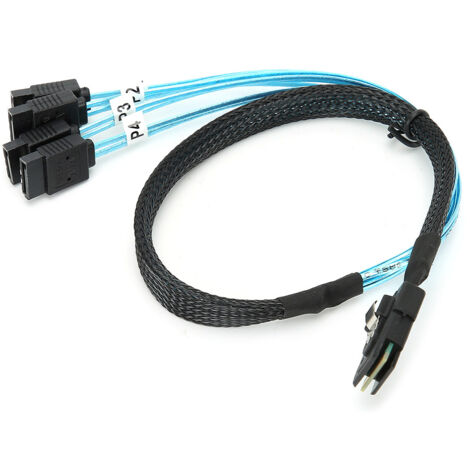 Mini-SAS-36P-SFF-8087-auf-4-SATA-Kabel für Server- und Computerzubehör