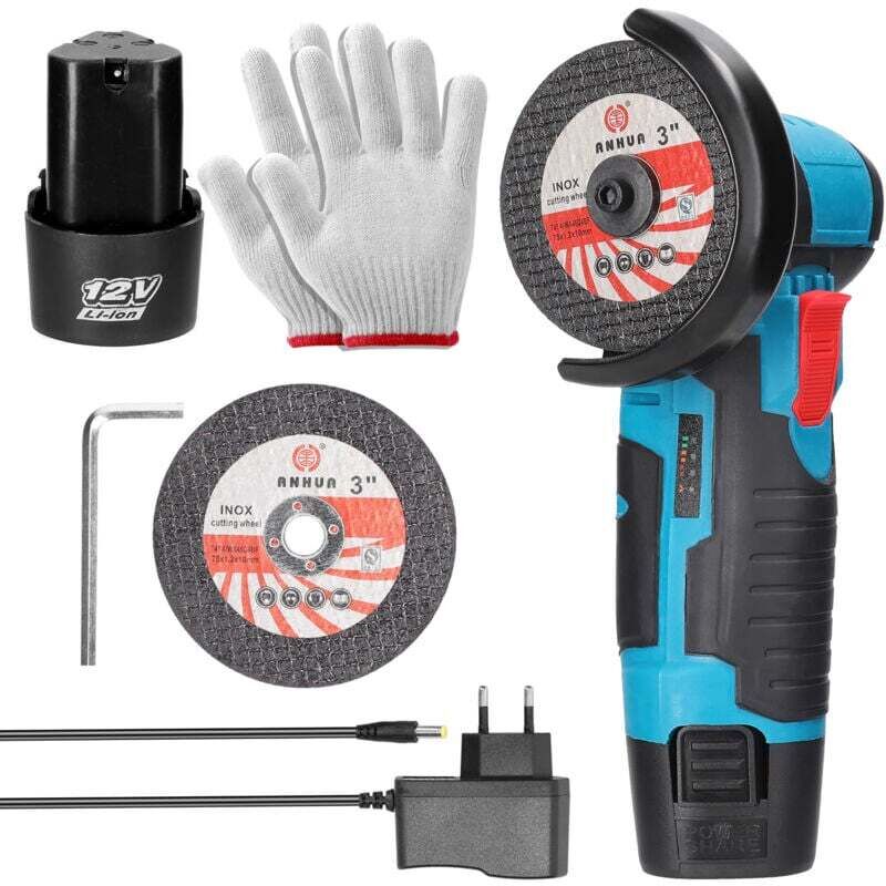 Image of SNQ - Mini-Schleifmaschine 19500 U/min 100-240 v bürstenlos 2 Batterien 1500 mAh