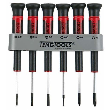 Mini-Schraubendreher-Set TENGTOOLS MDM706 6 Stück 68940105