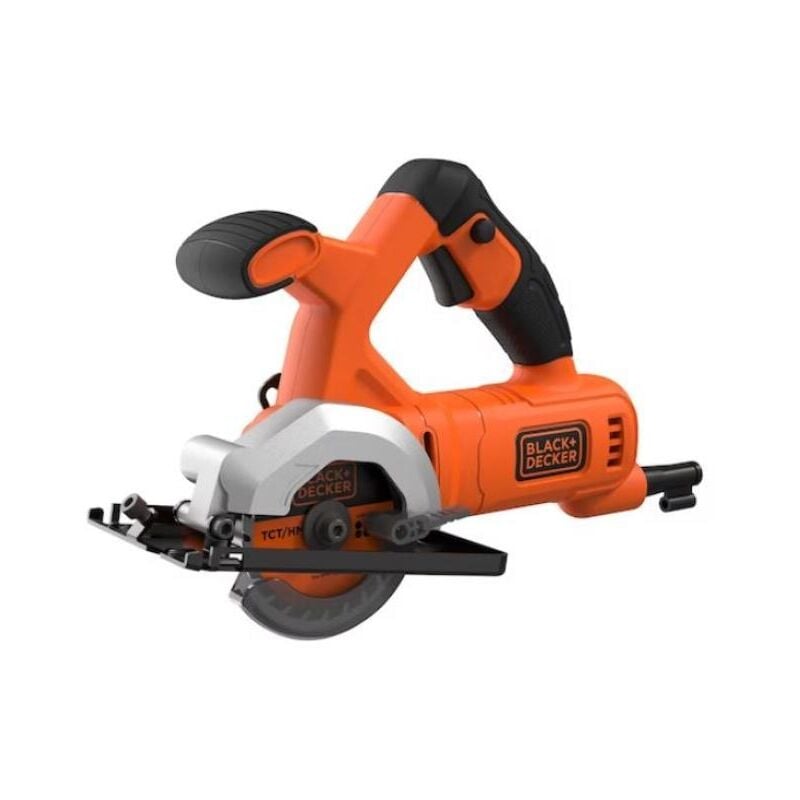 Mini scie circulaire Black and Decker 400w 85mm avec deux lames fournies Bes510-Qs