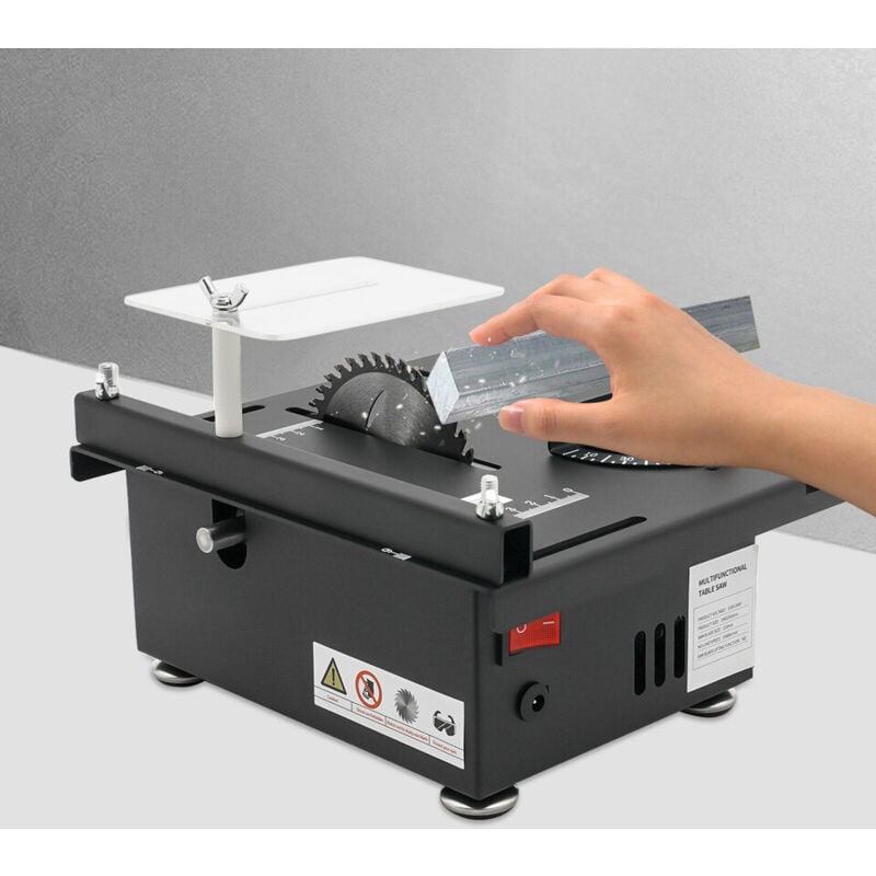Senderpick - Mini scie circulaire sur table 200W 10000 tr/min Travail du bois multifonctionnel diy