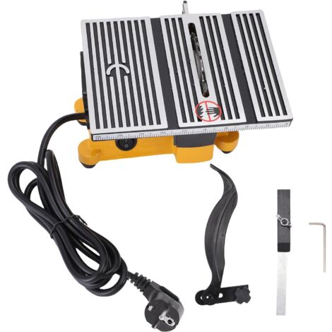 Mini scie de Table Portable, banc d'onglet, Machine de découpe électrique pour bricolage, travail du bois fait à la main, alliage d'aluminium