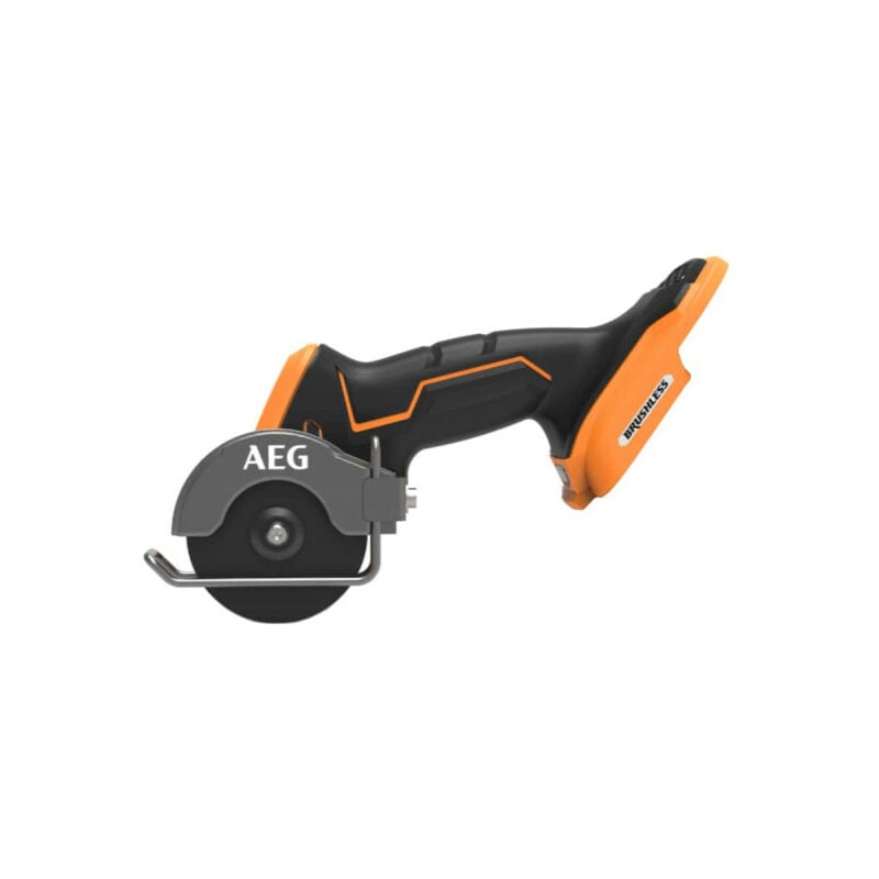 AEG - Mini scie multi matériaux 18V - Brushless - Subcompact - Sans batterie ni chargeur - 6 disques - BMMS18SBL-0