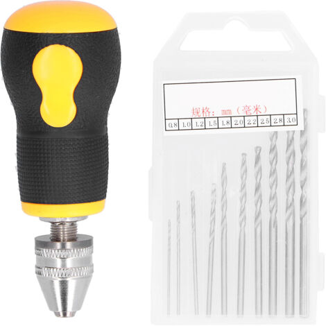 Mini Screwdriver Portable Anti Slip Hand Screwdriver Hand Twist Drill 0.5‑3.2mm Drilling Tool