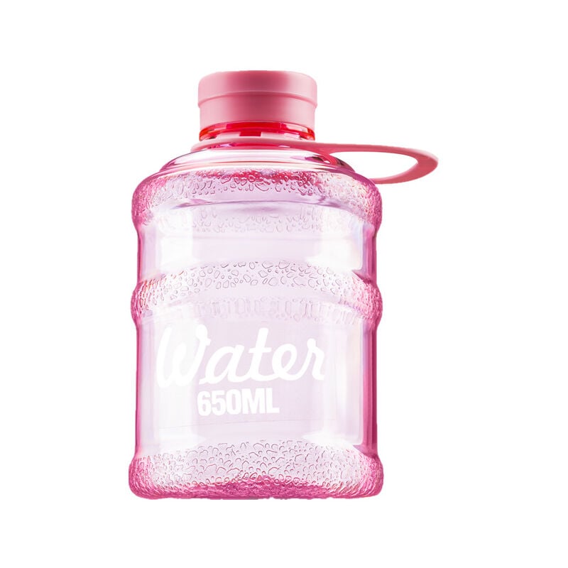 Mini seau créatif Simple, tasse d'eau pour étudiant, seau en plastique（rose）