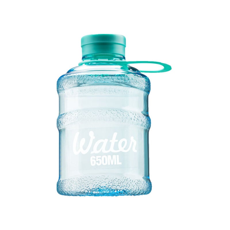 Ensoleille - Mini seau créatif Simple, tasse d'eau pour étudiant, seau en plastique(bleu)