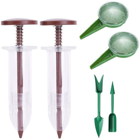 Mini semoir distributeur de graines, petit épandeur de graines avec outils de repiquage, semoir manuel portatif///