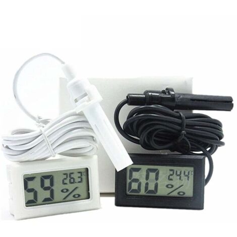 Mini sensor digital para colmena, conteo electrónico, termómetro, higrómetro, dispositivo para abejas, blanco y negro, aleatorio