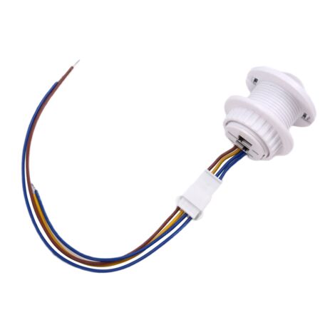 INTERRUTTORE RILEVATORE SENSORE Di Movimento PIR Corpo Automatico 3-5 M Per Luce LED I EUR 6,67