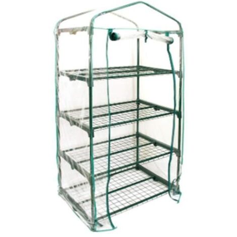 Mini serre - Housse de protection imperméable pour petites plantes - PVC transparent avec fermeture à enrouleur